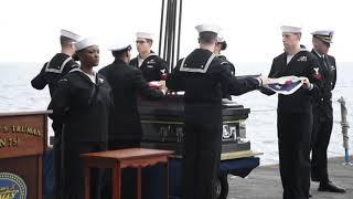 Richard Peoples Burial  at Sea May 3, 2019