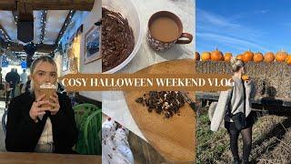 A cosy October weekend vlog | scare night, baking & pumpkin picking 