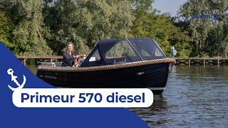 FlevoNautica: Primeur 570 diesel inboard. Compact en wendbaar