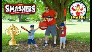 UNBOXING Zuru Smashers - Smash The Ball & Collect 'Em All  Giant Piñata!