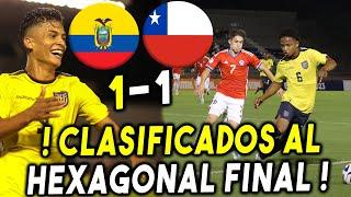 !AL HEXAGONAL¡ RESUMEN! 1-1 ECUADOR VS CHILE SUB 17 GOLES LA TRI CLASIFICA ENTRE LOS 6 MEJORES 