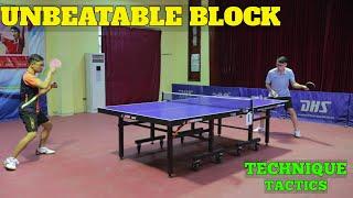 Learning UNBEATABLE Block - Technique, Tactics | MLFM Table Tennis Tutorial