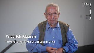 Interview with Friedrich Klausch, imprisoned at Soviet Special Camp Sachsenhausen