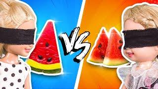 Barbie - Gummy Food vs Real Food Challenge | Ep.111