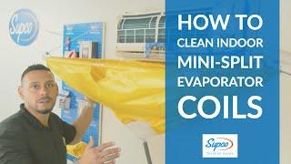 How to Clean Indoor Mini-Split Coils Using the Supco® Mini Split Catch All™ - Protective Bib