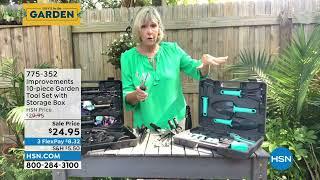Improvements 10piece Garden Tool Set with Storage Box