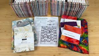 TWO CHARM PACKS plus ONE YARD OF FABRIC makes an EASY and FAST lap quilt for someone special!