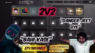 HYDRA DANGER SAVE THIS 2V2 TDM FOR DYNAMO | RAREBIT AND HRISHAV SHOCKED BGMI