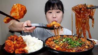 mukbang, spicy, kimchi. ASMR.