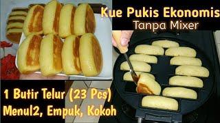 Resep Kue Pukis Ekonomis 1 Butir Telur Tanpa Mixer | Empuk, Menul2, Kokoh