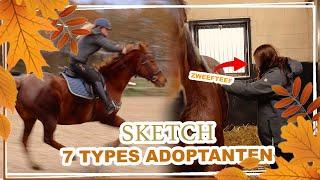 7 TYPES ADOPTANTEN! || SKETCH Paardzoektbaas