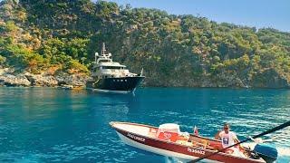 Яхтинг в Средиземном море под  Калимбу. Yachting in the Mediterranean to the song "Kalimba De Luna"