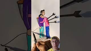  Lovable one hurts you most ️‍🩹#art #drawing #humor #comedia #youtubeshorts #family #shorts #funny
