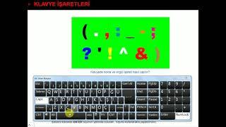 Klavyede nokta ve virgül işareti nasıl yapılır?  How to make period and comma marks on keyboard?