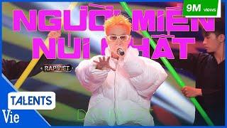 DOUBLE2T quá đỉnh cùng Người Miền Núi Chất trên con beat của DuongK | Rap Việt Live Stage