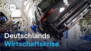 Deutsche Wirtschaft im Krisenmodus: Ursachen, Auswirkungen und Auswege | DW Nachrichten