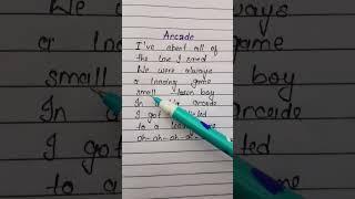 Arcade~Duncan Laurence #shorts #lyrics #viral