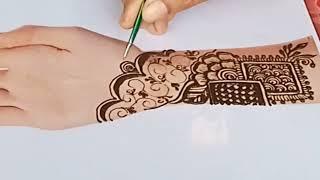 Very simple mehndi design front hand |wadding special |Easy stylish mehndi design |mehandi designs|