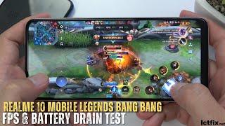 Realme 10 Mobile Legends Gaming test | Helio G99, 90Hz Display