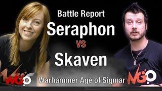 Warhammer Age of Sigmar Seraphon vs Skaven Battle Report