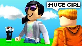 I made his roblox girlfriend HUGE using ADMIN COMMANDS..