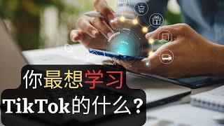 你最想学习 TIkTok的什么?