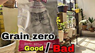 Grain zero cat food review || budget cat food in India