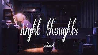 SIDART - night thoughts | LYRICS VIDEO | 2022