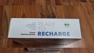 READY TO RECHARGE veganer Bio Müsliriegel Fruchtriegel Review, Proteinreich, eiweißreich und genüssl