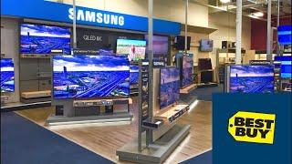 BEST BUY REOPENING TELEVISIONS SMART TVS 85 INCH TVS 4K TVS SHOP WITH ME SHOPPING STORE WALKTHROUGH