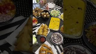 Iftar ideas| iftar table| hosting party food| iftar recipes ⭐️ #iftar #iftarrecipe #iftarideas