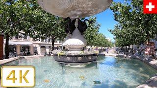 Carouge in Geneva, Switzerland | Summer 2021【4K】Canton de Genève, Suisse