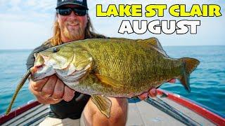 Lake St Clair Smallmouth Bass Fishing Report: August 2024