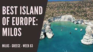 Visiting Europe's most beautiful island // WEEK 63 - Milos (Greece)