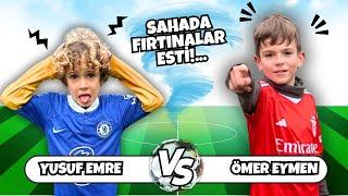 STORMED THE FIELD! I COULDN'T END ÖMER EYMEN AND YUSUF EMRE'S 1V1 MATCH | FOOTBALL