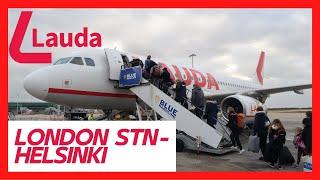 Lauda Europe! - Better than Ryanair? Stansted to Helsinki - FLIGHT REVIEW