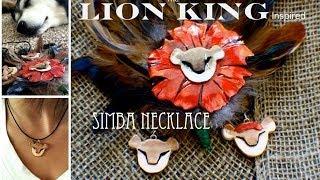 How to Make Simba from Lion King Necklace Charm - Nerdy DIY