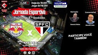 JOGO DO TRICOLOR - AO VIVO - BRAGANTINO x SÃO PAULO - CAMPEONATO PAULISTA 2025