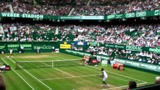 Philipp Kohlschreiber vs Gael Monfils - Semi Finals Gerry Weber Open 2011 - Great Play 2 [HD]