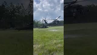 HH-60M Black Hawk Air Ambulances flying without doors