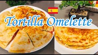 Tortilla Omelette in 5 minutes-املیت خوشمزه وآسان ۲ نوع  در ۵ دقیقه#omeletterecipes #fastfood #آشپزی