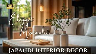 Japandi Interior Decor: Elegant Minimalist Design & Modern Stylish Japanese Scandinavian Design Idea