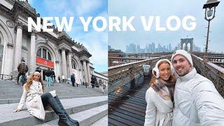 NEW YORK VLOG - rooftop bar, top of the rock, central park, broadway show & brooklyn bridge 