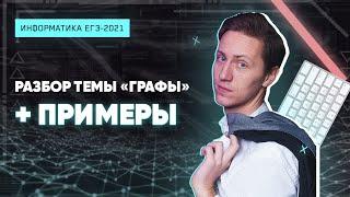 ИНФОРМАТИКА КЕГЭ2021. Графы. Задачи 1 и 13. ПОДРОБНЫЙ РАЗБОР С ПРИМЕРАМИ.