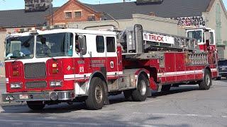 Baltimore City Fire Department Truck 23 Responding