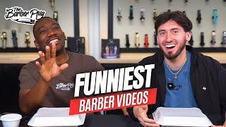 REACTING TO THE FUNNIEST BARBER VIDEOS WITH MARTY BLENDZ