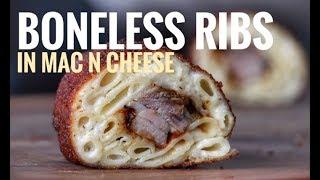 BONELESS RIBS IN MAC N CHEESE - deutsches BBQ-Video - 0815BBQ