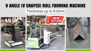 V Angle (V shaped) Roll Forming Machine - The Latest Version 2024 | CUNMAC