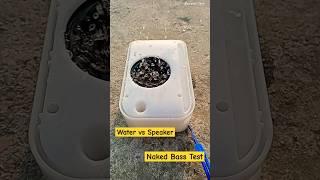 Water  vs Mz M412SP Portable Bluetooth Speaker Bass Test , bass test speaker