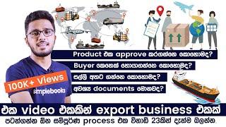 How to start your export business in Sri Lanka - (Step by step process) Simplebooks